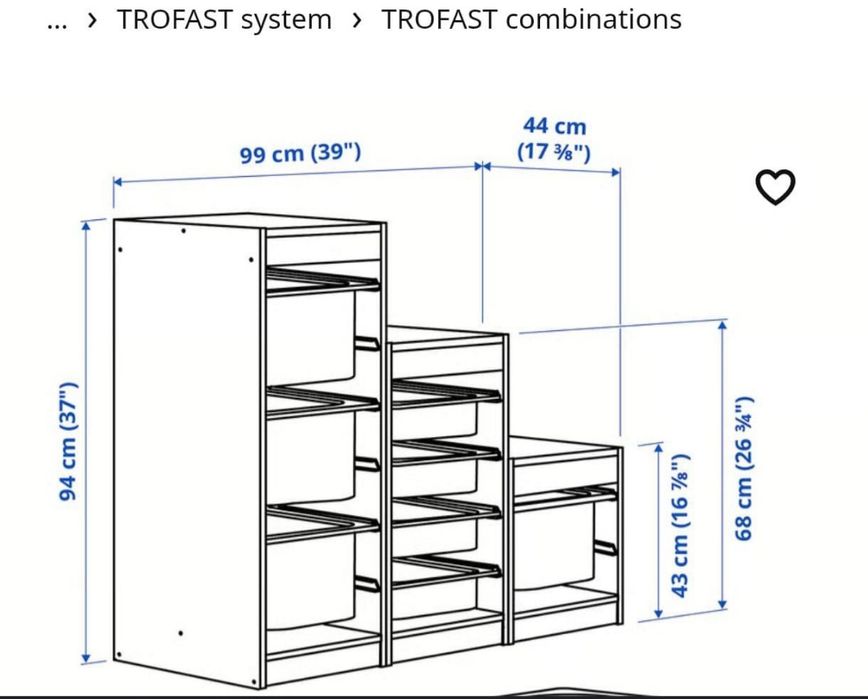 Móvel Estante Ikea Trofast