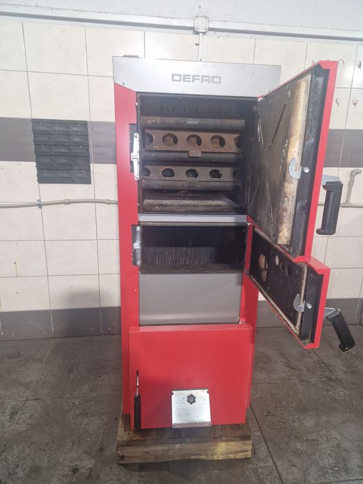 Piec kocioł DEFRO 30  kw klasa 5 na drewno I węgiel - NOWY