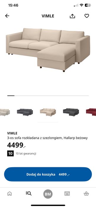Narożnik duzy rozkladany