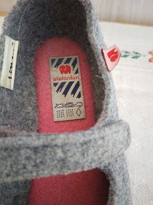 Тапочки дитячі повстяні Elefanten розм. 27(16, 5см.)