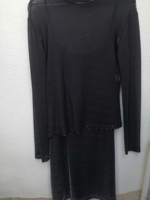 Vestido e túnica; saia e casaco  formais