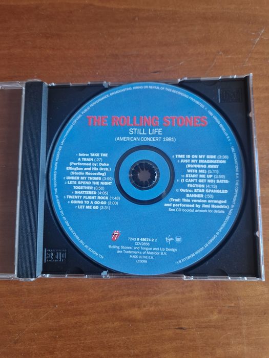 CD dos Rolling Stones  - "Still Life (American Concert 1981)"