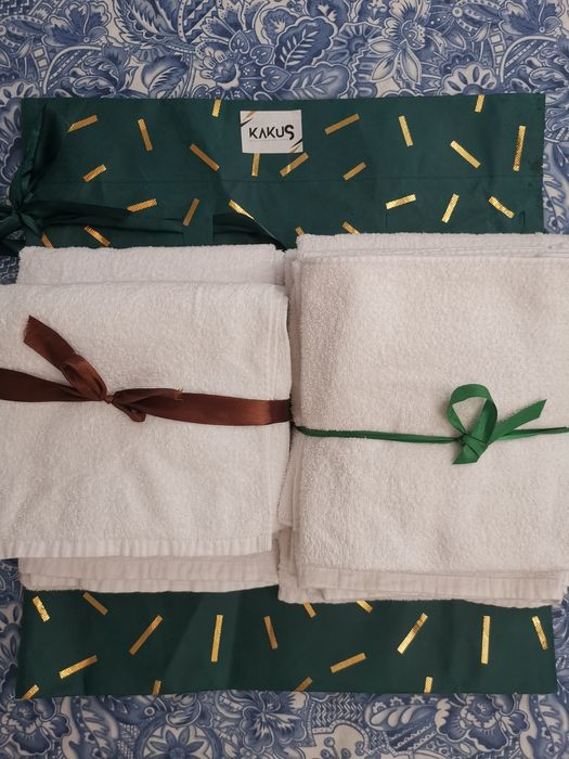 Pack 2 conjuntos toalhas rosto e banho64862042086147122