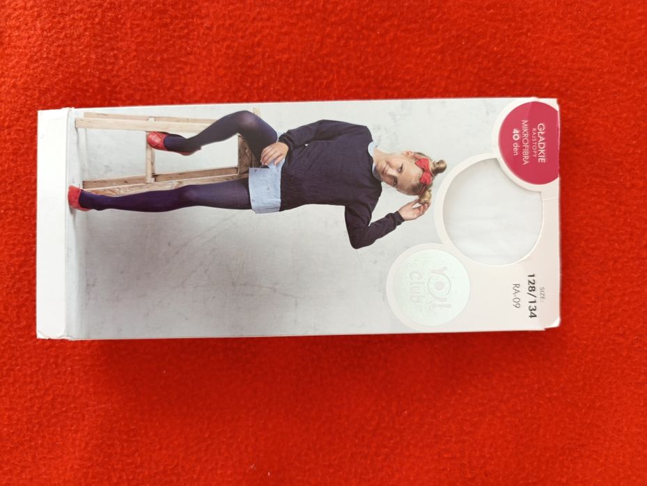 Cienkie rajstopy r. 128/134 2 szt.