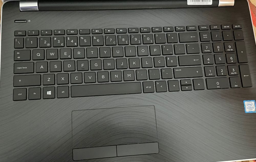 Computador portátil HP com disco novo ssd plus de cor cinza com hdmi