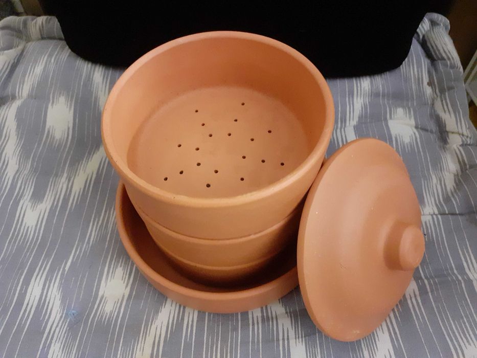 Germinador de sementes em barro