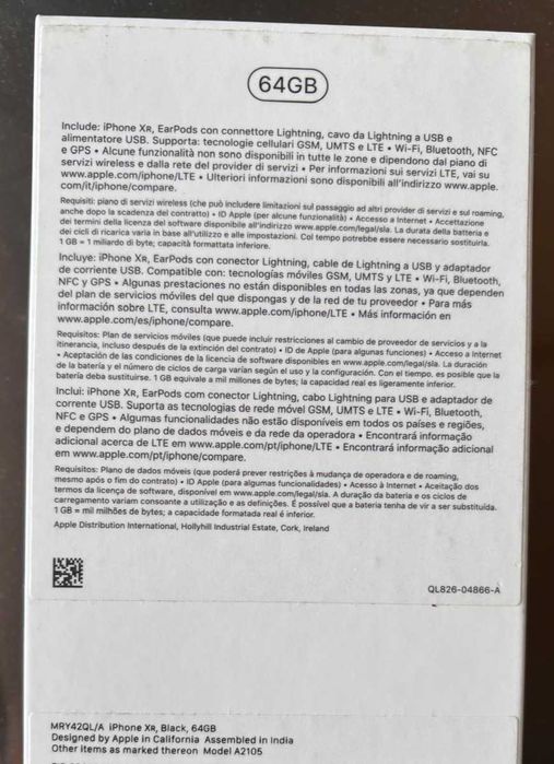 iPhone XR Black 64GB