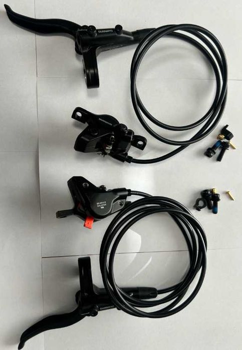 Hamulce Hydrauliczne Shimano Deore BR-MT410 BL-MT401 Przód+Tył