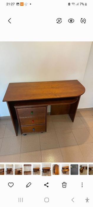Secretaria em madeira