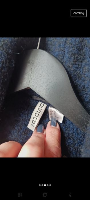 Płaszczyk h&m . Czarno -granatowy