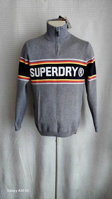 SuperDry piękny męski sweter,golf