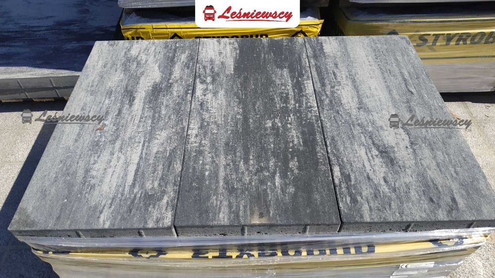 KOSTKA BRUKOWA Płyta tarasowa betonowa chodnikowa duży format  80x40cm