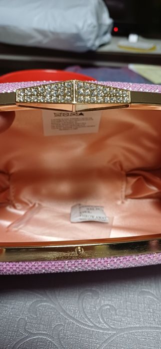 Śliczna różowa kopertówka