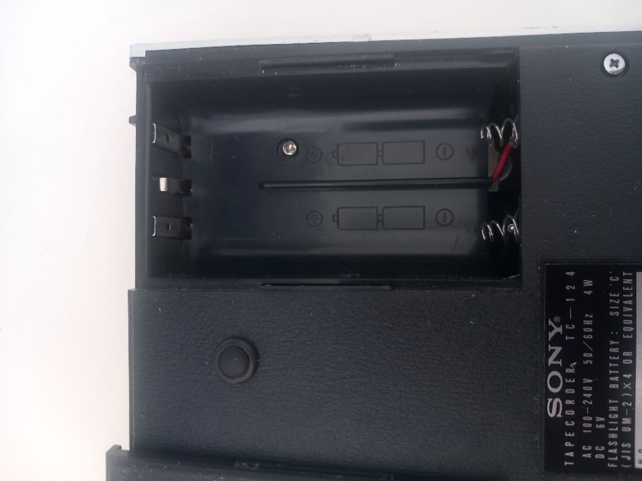 Sony cassette recorder dos anos 70