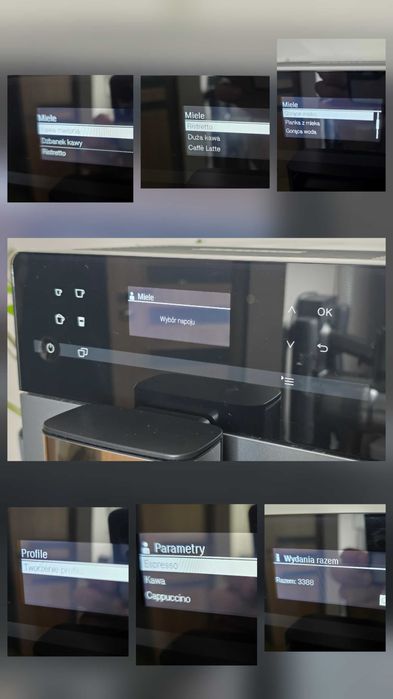 Ekspres Miele CM 5500 grafitowy, menu PL, One Touch, Aromatic, 15bar