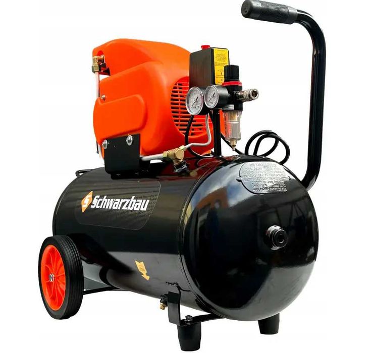 Компресор повітряний Schwarzbau 50л 2.8 кВт 8 бар 240 л/хв компрессор
