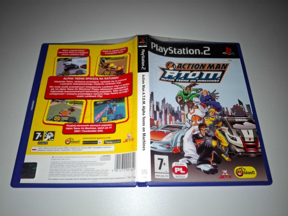 Jeu Action Man ATOM Alpha Teens On Machines - PS2 - NEUF Sous Blister