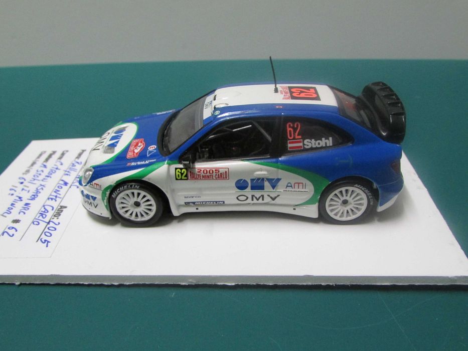 Citroen Xsara WRC #62 - Rali Monte carlo 2005 - IXO/Altaya 1/43