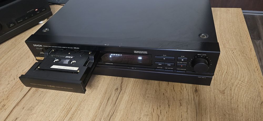 Magnetofon kasetowy Denon DRS-810 czarny