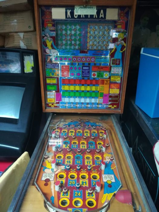 Bingo Pinball máquina jogo vintage anos 50