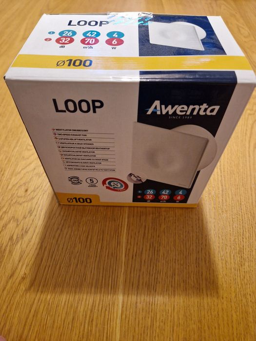 Awenta LOOP WL100H wentylator