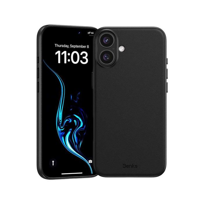 Benks Etui Magnetic Vita Pro Silicone do iPhone 16 czarny