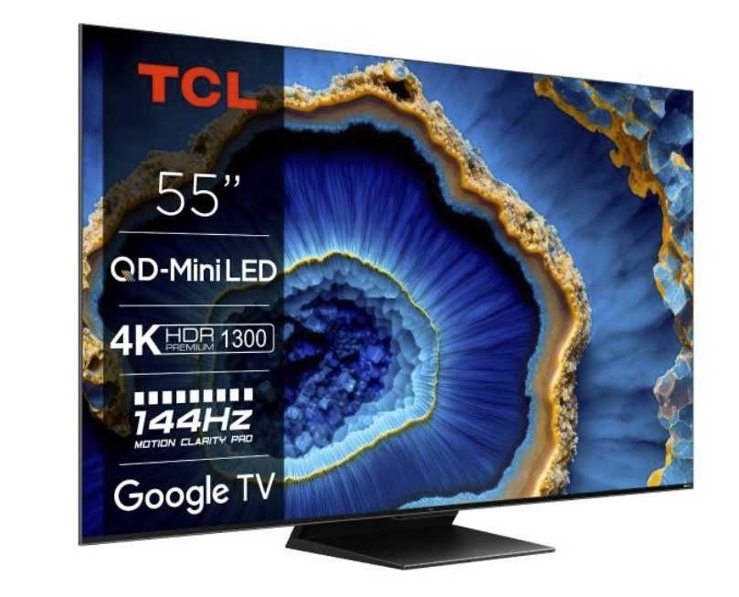 Telewizor TCL Mini LED 55C805 QLED 4K 144Hz Google TV HDMI 2.1 od Widzew OLX.pl