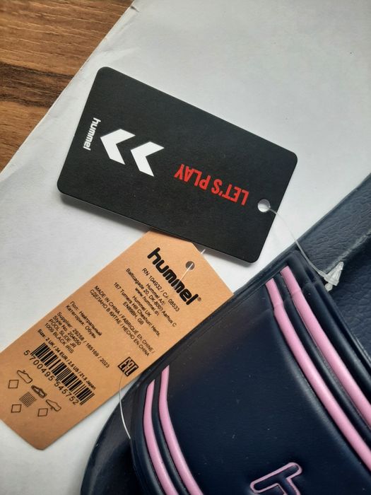 HUMMEL Nowe klapki basenowe 34