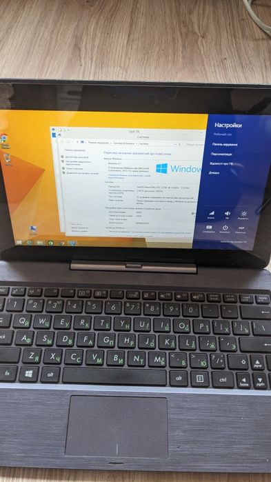 Продам ноутбук-планшет трансформер Asus