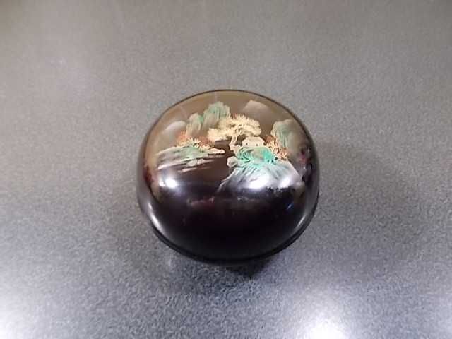 pudełeczko chińska porcelana lakka