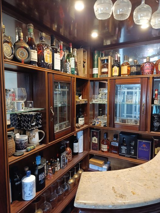 Bar de bebidas de canto