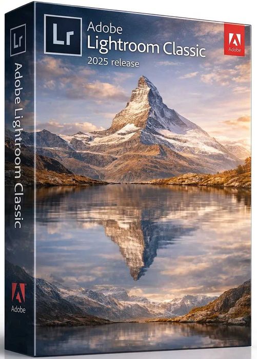 ADOBE LIGHTROOM CLASSIC 2025 WIN BOX / Licencja Bezterminowa Dożywotnia