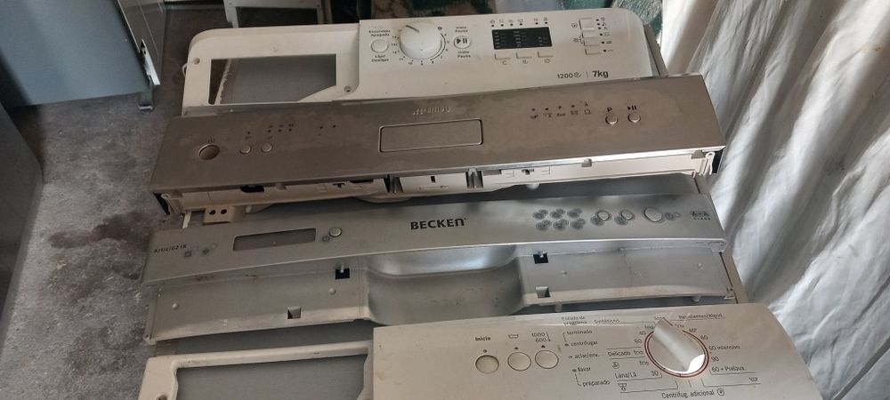 Material usado para máquinas de lavar roupa e loiça  varias marcas