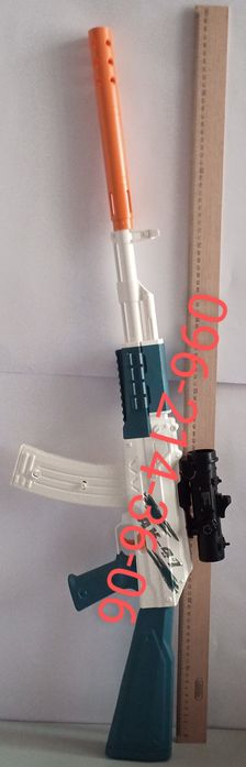 Детский автомат АК-47 на аккумуляторе, оптический прицел.