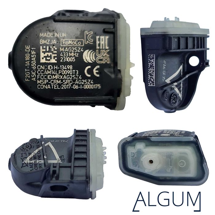 4X Czujnik Ciśnienia w Oponach Ford Fiesta Focus VW Amarok F2GT1A180DE