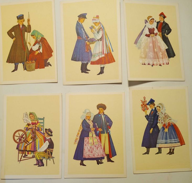 Karty pocztowe z lat 70 XX wieku