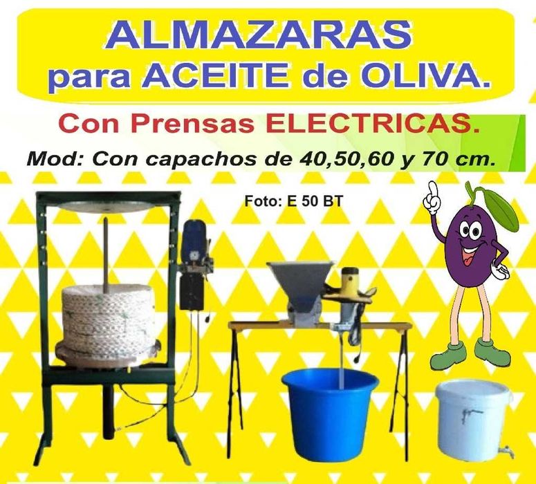 Lagar de Azeite a Frio Prensa Eletro Hidráulica