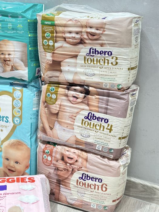 Підгузки трусики 2 3 4 5 6 Huggies Pampers Libero подгузники памперси