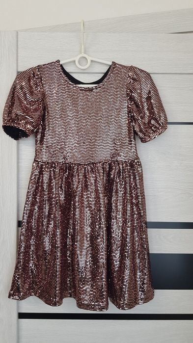 Роскошное нарядное красивое платье плаття сукня святкова блискуча 6/7л