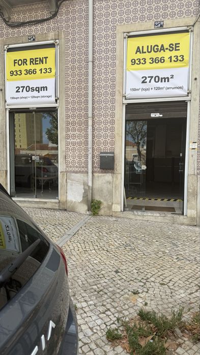 Espetacular Loja de 270 m² em Prestigiada Avenida – Zona Centro de Lisboa