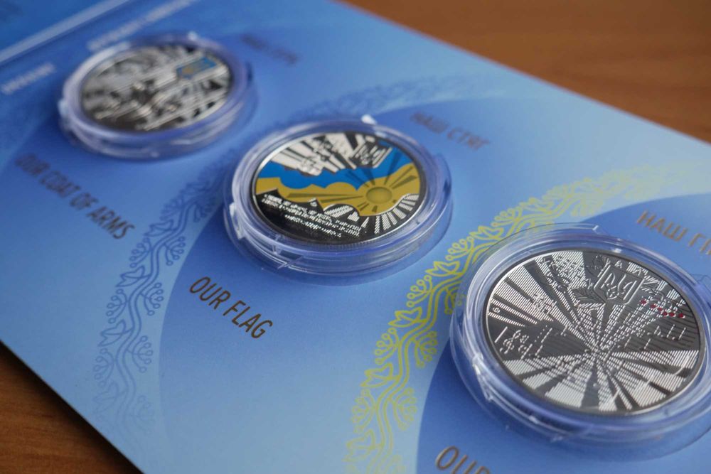 Монети НБУ Державні символи України Набір