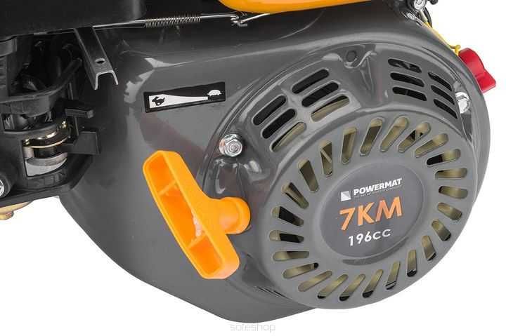 POWERMAT Silnik Spalinowy Gx160 Ohv 7km Wałek 20mm 4 Suw PM1233