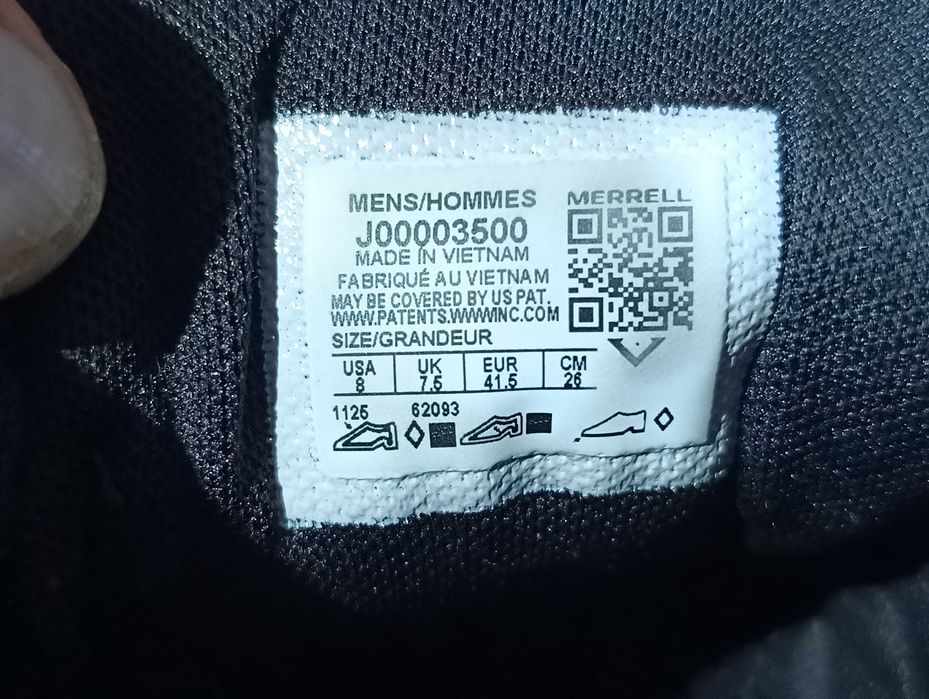 Buty trekkingowe MERRELL TEMPO EXP r.41,5 stan bardzo dobry