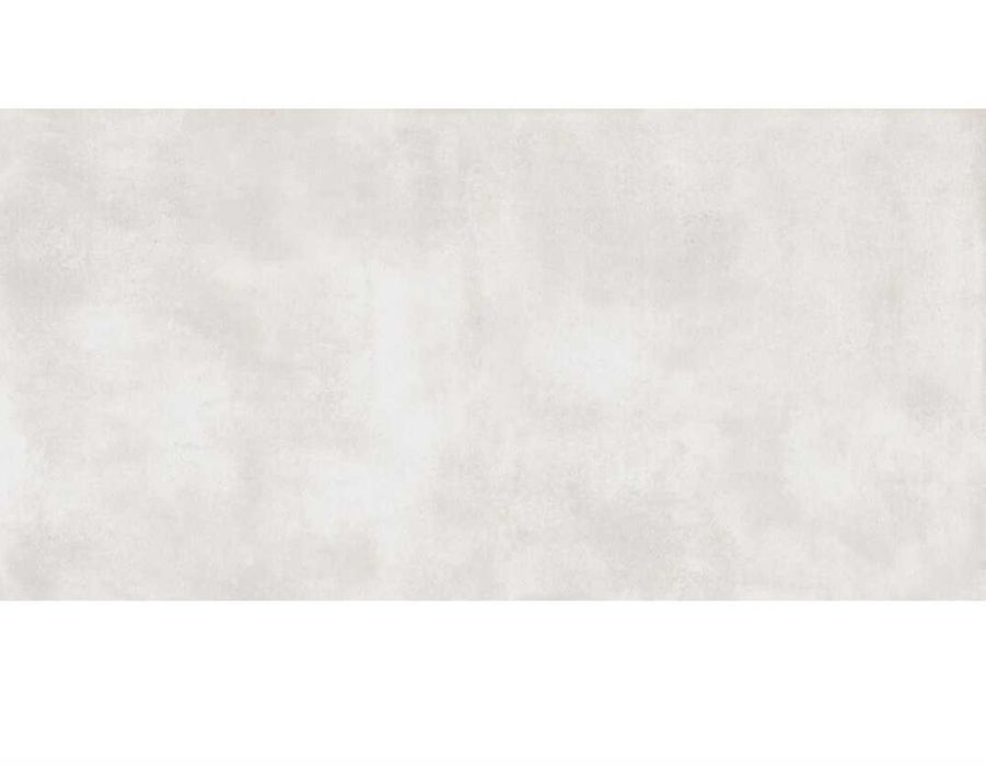 Gres szkliwiony STREET ART white mat 59,8x119,8 gat. I