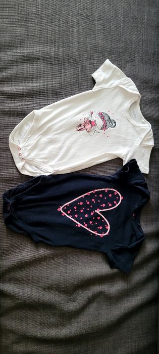 Body 2 pack krotki rękaw rozmiar 86-92