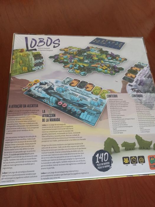 Jogo de tabuleiro Lobos NOVO SELADO