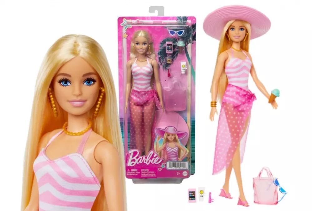 Barbie. HPL73 Lalka Barbie w kapeluszu. Nowy Produkt