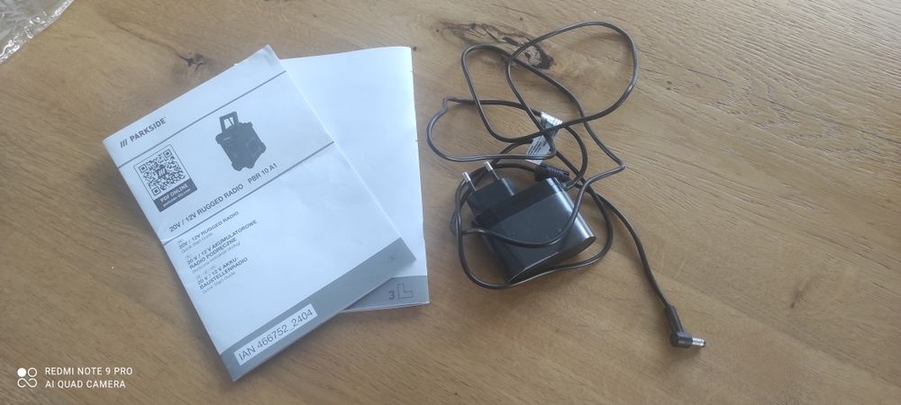 Radio budowlane  parkside 20v 12v