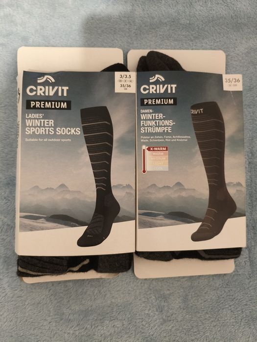 Плюшеві, букле, трекінгові жіночі шкарпетки, зимові Crivit, Esmara