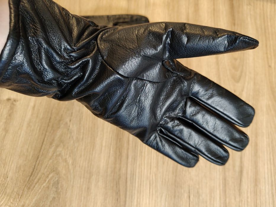 Rękawiczki męskie skórzane r. 23 nowe